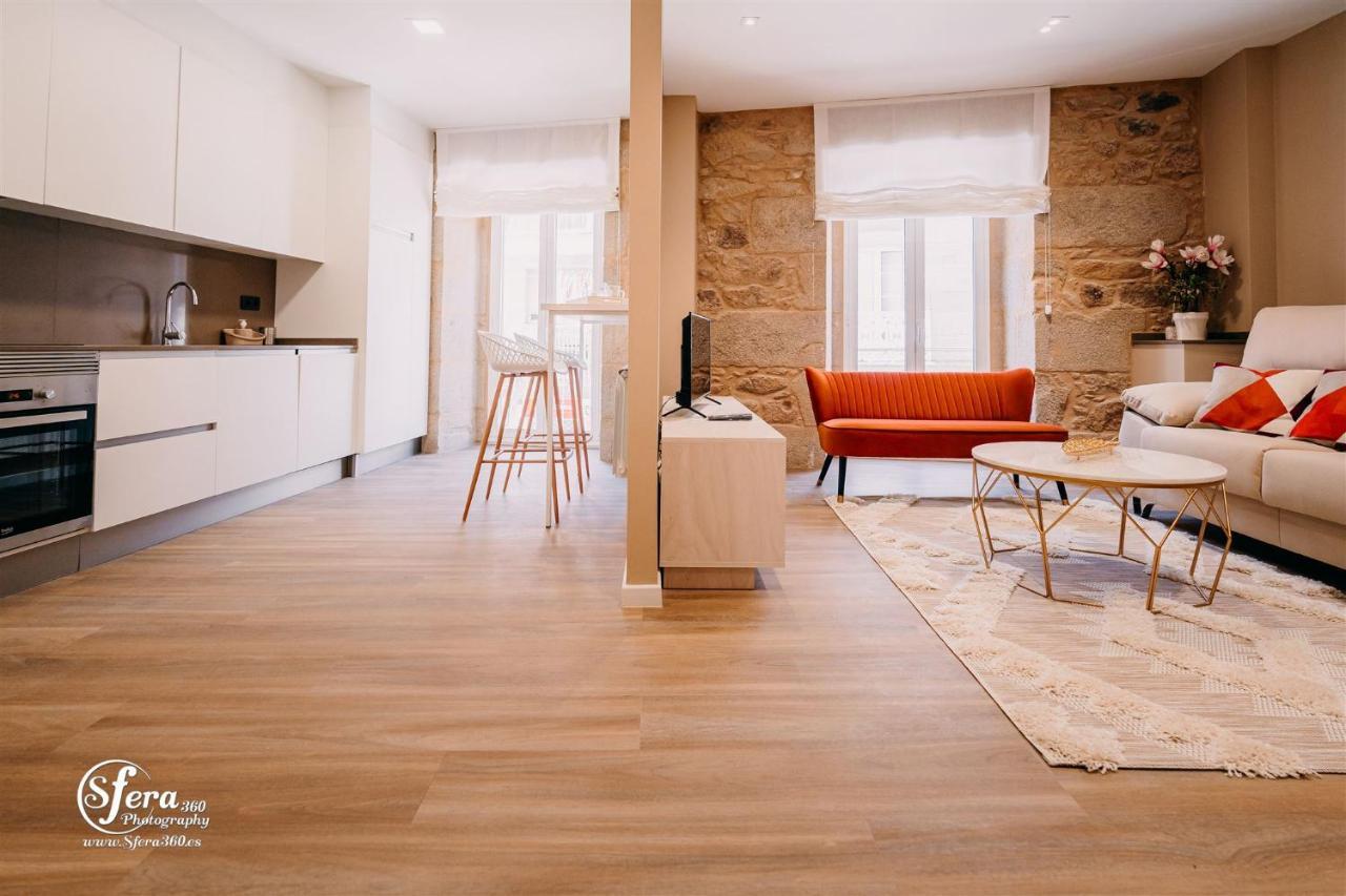 Apartamentos Rua Vella Caldas de Reis Kültér fotó