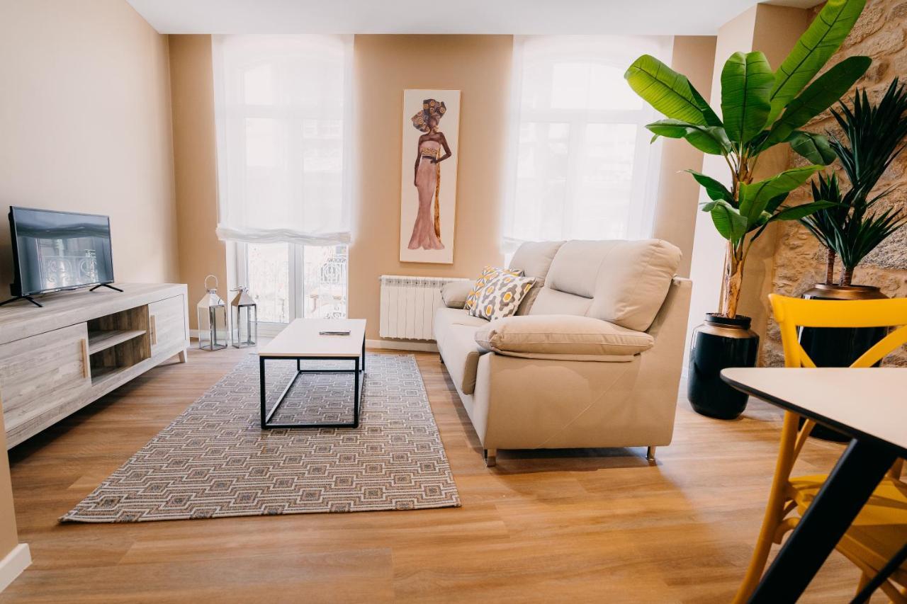 Apartamentos Rua Vella Caldas de Reis Kültér fotó
